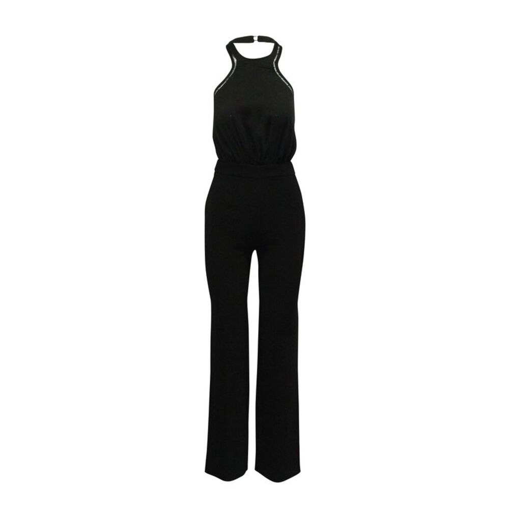Ba&sh Saudry Open-Back Jumpsuit in Black Polyester